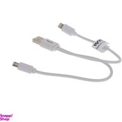 تصویر کابل شارژ پاوربانکی تسکو (Tsco) مدل TC A28 طول 20 سانتی متر 