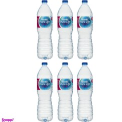 تصویر آب معدنی پیورلایف نستله حجم 1.5 لیتر بسته 6 عددی 