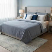 تصویر روتختی یک نفره مادام کوکو مدل Eloi Lacivert سایز 200×150 سانتی‌متر 