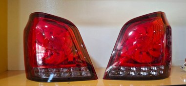 تصویر خطر عقب چپ 111 طرح فراری قرمز و دودی پراید NGCO * 