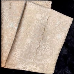 تصویر رومیزی ژاگارد گرد قطر 250 رزین تاژ طرح رز 