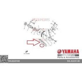 تصویر زنجیر موتورسیکلت YBR125 2002 2006 نمایشگاه سازگار زنجیره ای 5VL E2231 10 Yamaha 