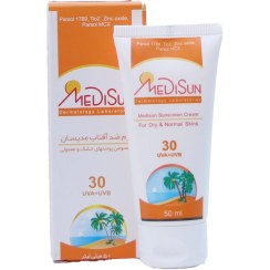 تصویر کرم ضد آفتاب اس پی اف 30 Medisun Sunscreen Cream SPF30