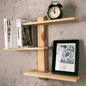 تصویر شلف دیواری کم جا مدل FD08 