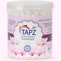 تصویر گوش پاک کن تاپز بسته 100 عددی Tapz cotton Buds 100pcs