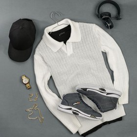 تصویر بافت مردانه Collar_Whit مدل 3682 