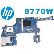 تصویر مادربرد اچ پی Hp EliteBook 8770w P/N : 688746-001 گرافیک دار 