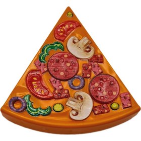 تصویر پیتزا برشی 6 تیکه 