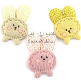 تصویر اپلیکه خرگوش لپ گلی _ 75 