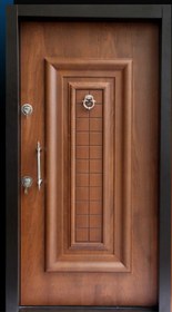 تصویر درب ضد سرقت مدل ونوس روکش pvc - راست بازشو / جنگلی ا Door security Door security