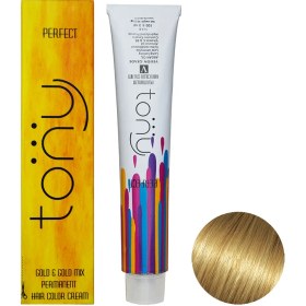 تصویر رنگ مو تونی سری طلایی شماره 8.3 حجم 100 میلی لیتر رنگ بلوند طلایی روشن 