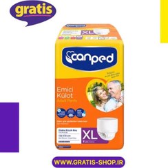 تصویر پوشک شورتی بزرگسال جان پد سایز ایکس لارج can ped xlبسته ی ۷ عددی 