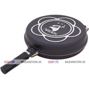 تصویر تابه ماهی دو طرفه گرد رژیمی برند عروس - بازار فوری Arous Bra​nd Round Double-Sided Fish Pan