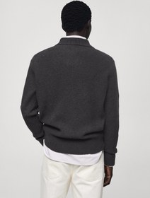 تصویر سویشرت ساختار مربعی پارکس برند mango man Parks Squared Structure Sweater