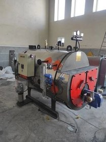 تصویر دیگ بخار 500 کیلویی با طراحی 10 بار فشار کاری Steam Boiler 500 Kg - 10 Bar