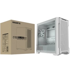 تصویر کیس گیمینگ گیگابایت C102 GLASS ICE 