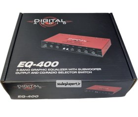 تصویر اکولایزر (پروسسور) دیجیتال اودیو مدل EQ-400 EQ-400 digital audio equalizer (processor)