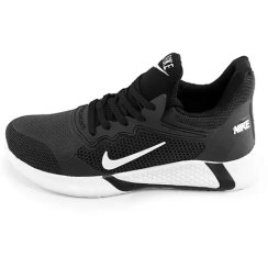 تصویر 44261 کفش اسپرت مردانه مشکی Nike بندی 