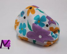 تصویر کلاه حمام نیلوفر ارغوانی 