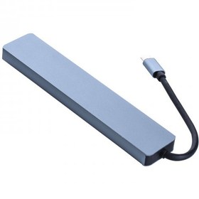 تصویر هاب 8 پورت USB-C مدل BYL-2017L کد 8906 