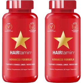 تصویر کپسول گیاهی هیرتامین تقویت کننده مو اصل - پک دو عددی Hairtamin Advanced Formula