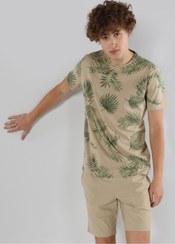 تصویر تی شرت مردانه کالینز آستین کوتاه طرح دار | Colin’s .CL1062761_Q1.V1_BEI 