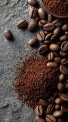 تصویر دانه قهوه برزیل ریو عربیکا 