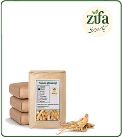 تصویر ریشه جینسینگ سفید خشک فله 