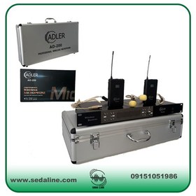 تصویر میکروفن بی سیم دو هدمیک برند ADLER 