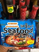 تصویر نودل کُره ای ( رامن ) غذاهای دریایی ۱۲۵ گرم سیفود پارتی سامیانگ – samyang ا Samyang sea food noodles Samyang sea food noodles