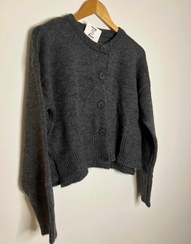 تصویر ژاکت بافت چاک دار کد T175-7 - فری سایز 