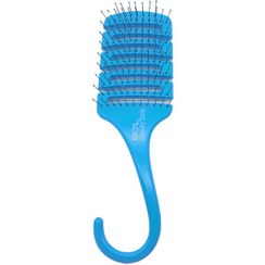 تصویر برس مو بیول BIO’L مدل Detangling Brush دارای سوزن پلاستیکی آنتی استاتیک رنگ آبی 