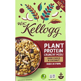 تصویر موسلی کرانچی با شکلات تلخ و نارگیل ۳۰۰ گرم کلاگز – kellogg’s 