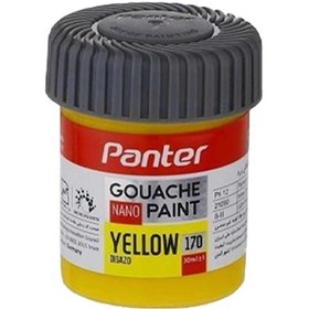 تصویر گواش پنتر تک رنگ زرد کد 170 حجم 30 میلی لیتری 