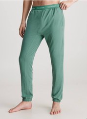 تصویر شلوار راحتی مردانه - فوق‌العاده نرم - پنبه‌ای، سبز برند Calvin Klein Men's Lounge Joggers - Ultra Soft - Cotton, Green