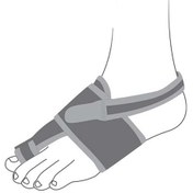 تصویر اسپلینت اصلاح کننده هالوکس والگوس با بند فیکساتور اوتسی مدل TF20 - سایز:S - رنگ:مشکی 