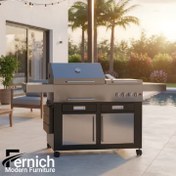 تصویر باربیکیو گازی استیل مدل 110 امین باربیکیو 