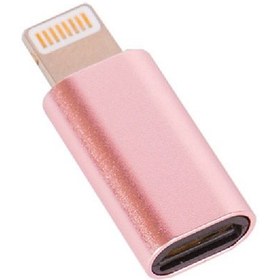 تصویر تبدیل OTG Micro USB به لایتنینگ ریمکس Lightning to USB Cable