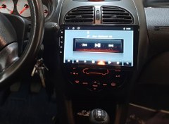 تصویر مانیتور اندروید فابریک پژو 206 برند مدیا پلاس (ساخت کره) Peugeot 206 fabric android monitor