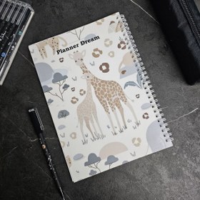 تصویر دفتر مشق زرافه 