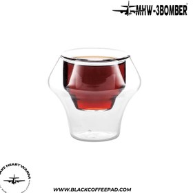 تصویر شات شیشه ای دوجداره بمبر MHW-3BOMBER Double Wall Glass Nighten Cup