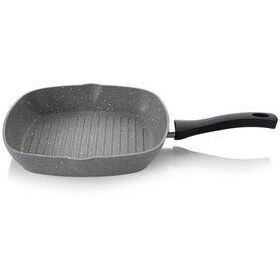 تصویر تابه GUSTO FIRE FREE SQUARE GRILL PAN 28CM GRI Schafer 