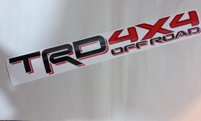 تصویر برچسب بغل آفرود TRD 4x4 offroad