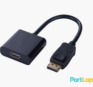 تصویر تبدیل Display Port به HDMI ا Display Port Male to HDMI Female Adapter Display Port Male to HDMI Female Adapter