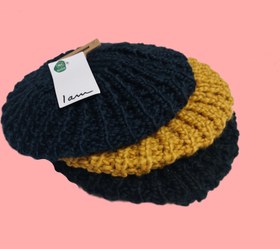 تصویر کلاه برت بافت درشت 