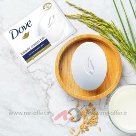 تصویر صابون کرمی داو Dove White Beauty Cream Soap