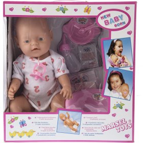 تصویر عروسک مارسل تویز مدل بیبی بورن سایز متوسط ا Baby born Baby born