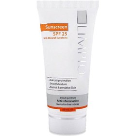 تصویر ضد آفتاب لیمپیو بی رنگ Spf25 