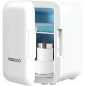 تصویر یخچال کوچک ۴ لیتری پورودو لایف‌استایل اکوچیل، مناسب برای خانه، محل کار و مسافرت Porodo Lifestyle Echochill 4L Mini Cooling Fridge, For Home, Office And Travel