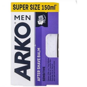 تصویر افتر شیو آرکو ARKO مدل Sensitive حجم 150 میلی لیتر ا ARKO MEN Sensitive After Shave Balm ARKO MEN Sensitive After Shave Balm
